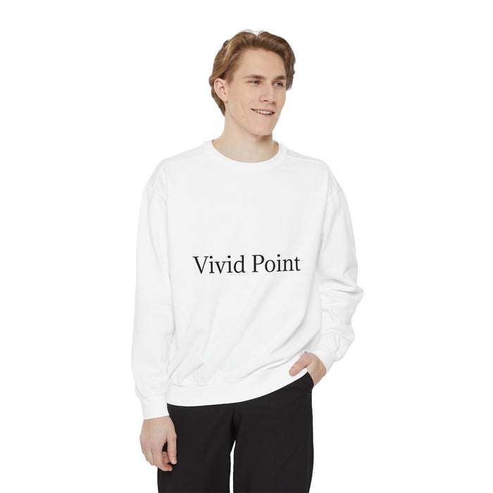 Vivid Point Minimalist Logo Sweatshirt